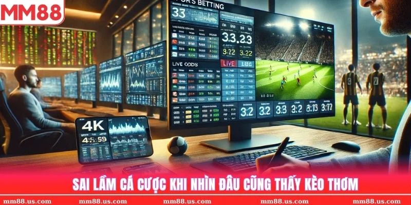 Sai lầm khi cá cược trực tuyến ai cũng gặp chính là nhìn đâu cũng thấy kèo thơm